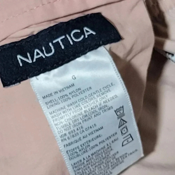 Nautica Swim Trunks Large Men's Guava Punch Shorts Bathing Suit Pockets - Picture 3 of 3